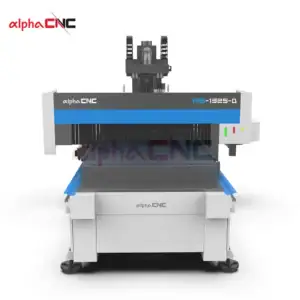 Carousel Tool Magazine Close-Up on Alpha CNC Router