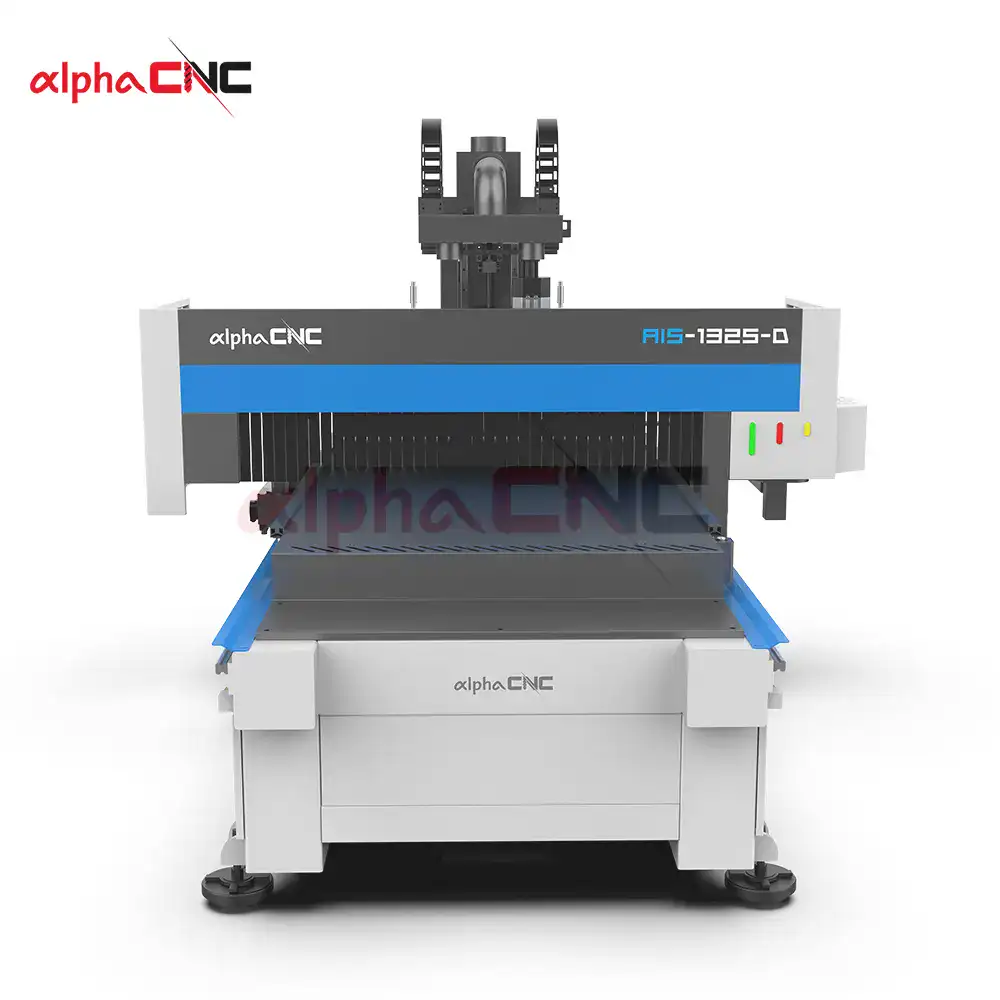 Carousel Tool Magazine Close-Up on Alpha CNC Router