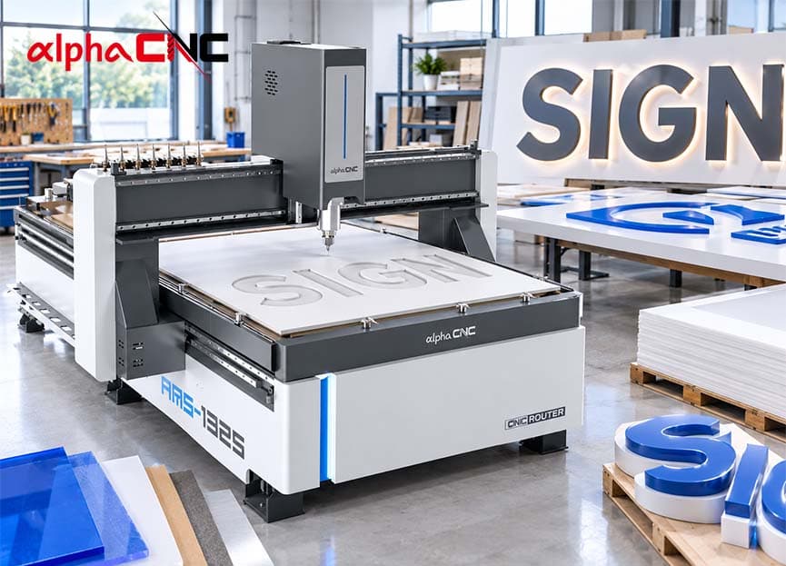 1325 ATC CNC Router for Standard Sign Production