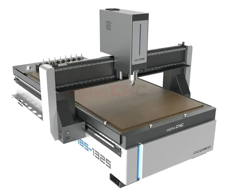1325 ATC CNC router can handle standard 4×8 ft panels