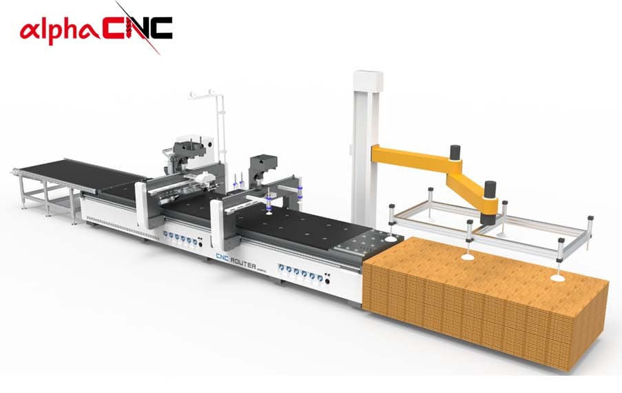 1325 ATC CNC router with Automatic loading and unloading