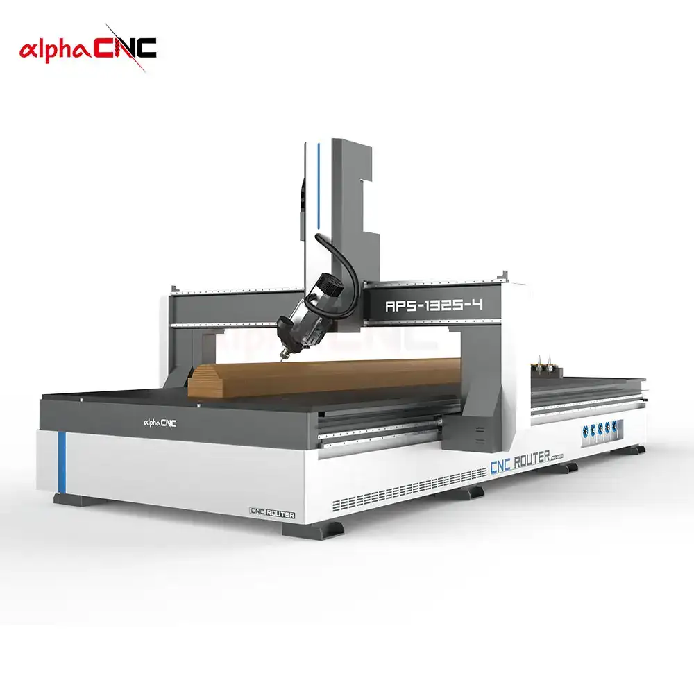 4 Axis ATC CNC Router – Alpha CNC