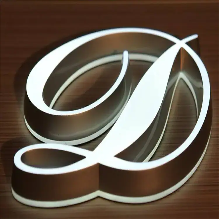 3D acrylic letter sign cutting sample from APS‑1020 CNC router machine
