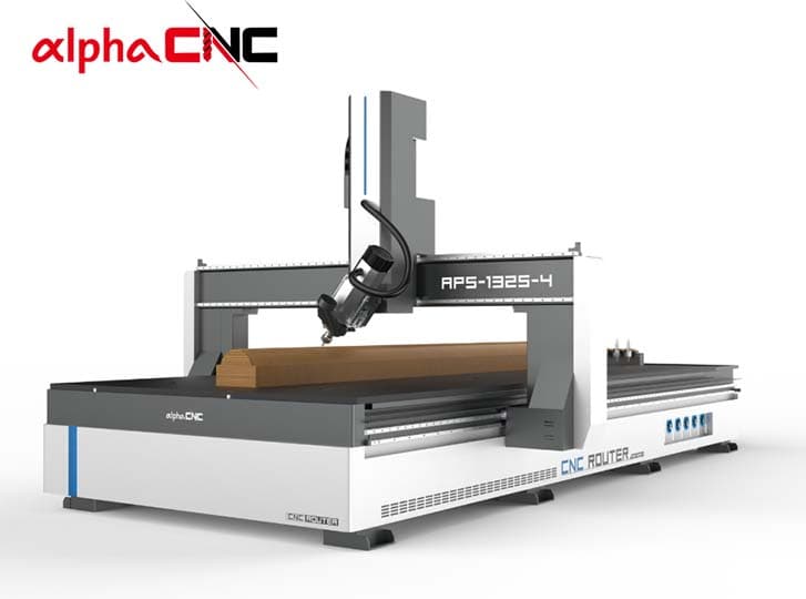 4-Axis ATC CNC tool changer machine for wood carving