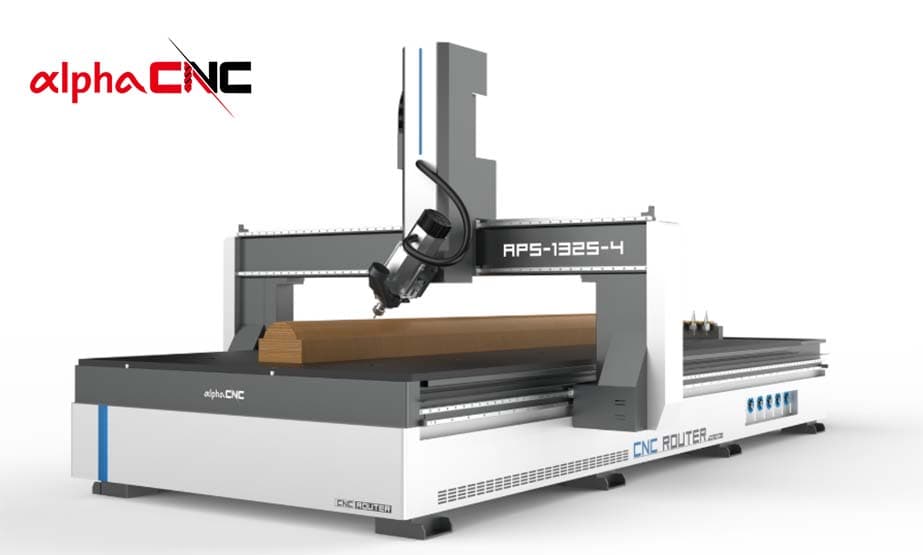 Alpha 1325 4 Axis CNC router