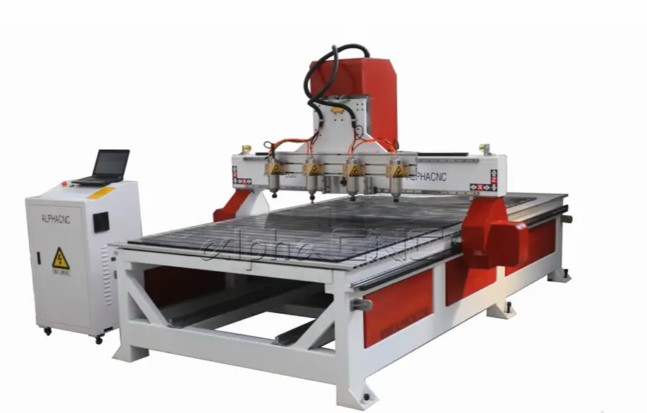 4 Spindle Multi-spindle CNC Router
