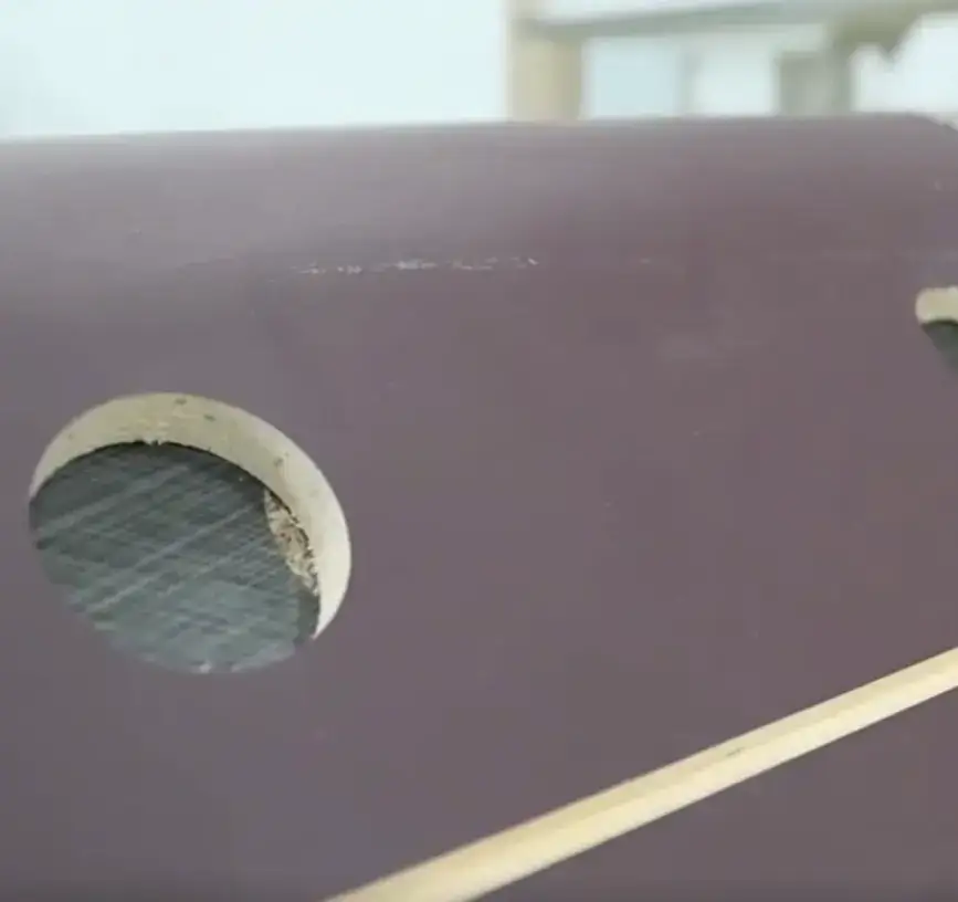 4axis CNC Router drilling round holes on plywood panel for custom furniture