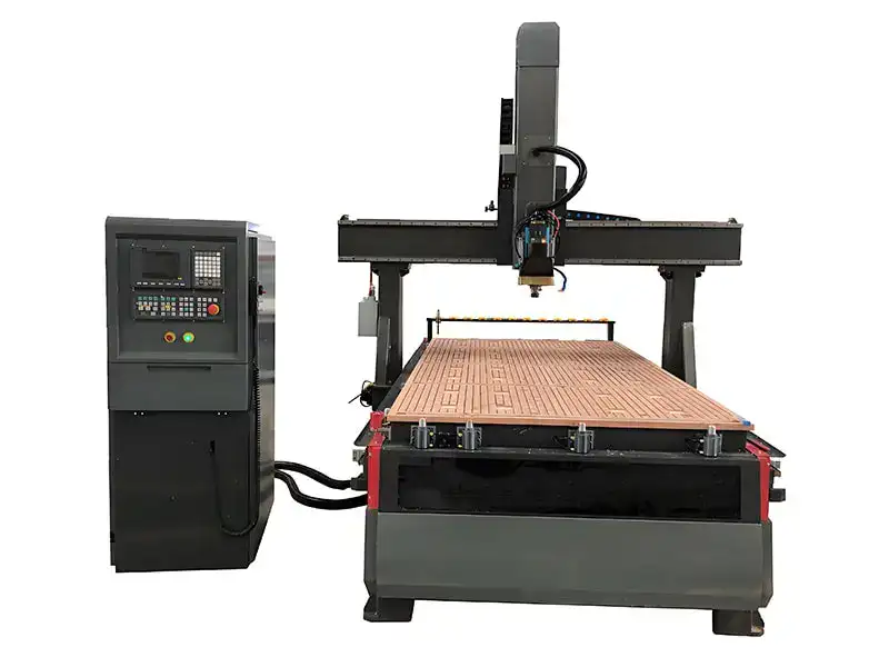 Photo of a large-format 5' x 10' (5x10) CNC router for handling big wood panels and full-size sheet fabrication