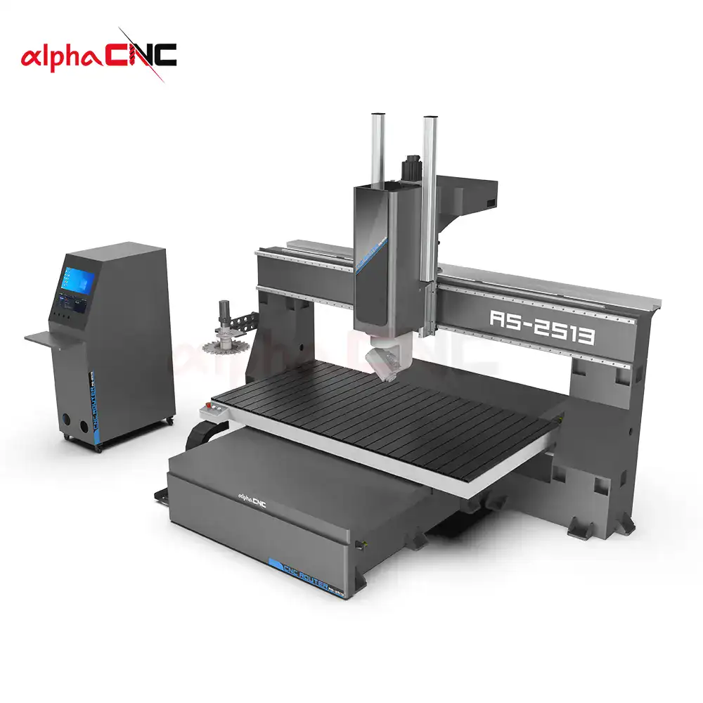5 Axis Moving Table Router