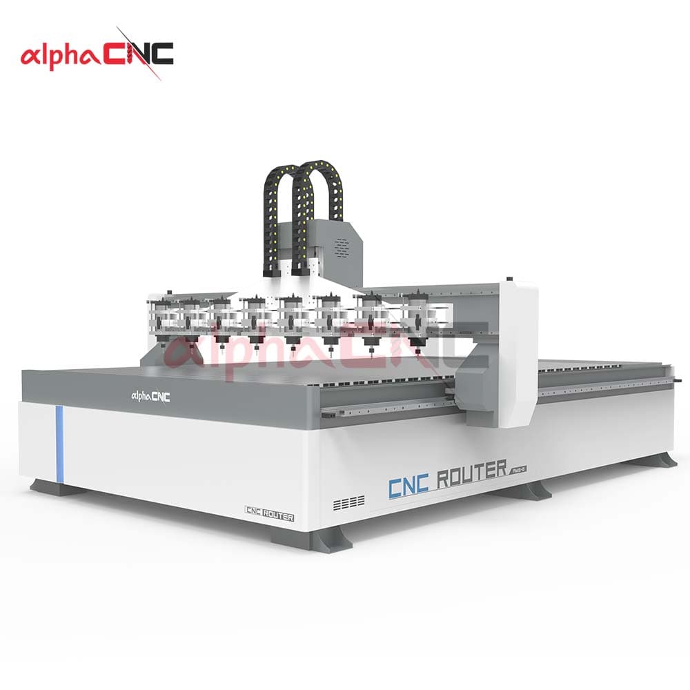 8 spindle CNC router for cabinet doors
