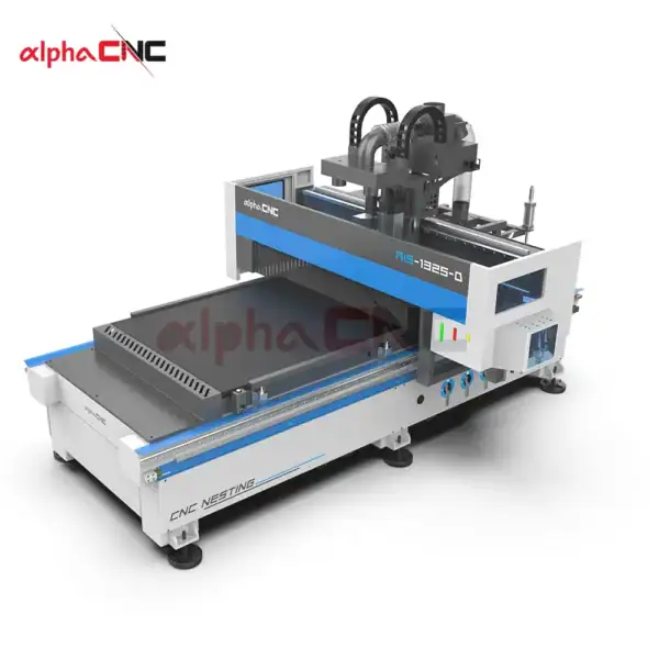 Carousel Tool Magazine on Alpha CNC Router