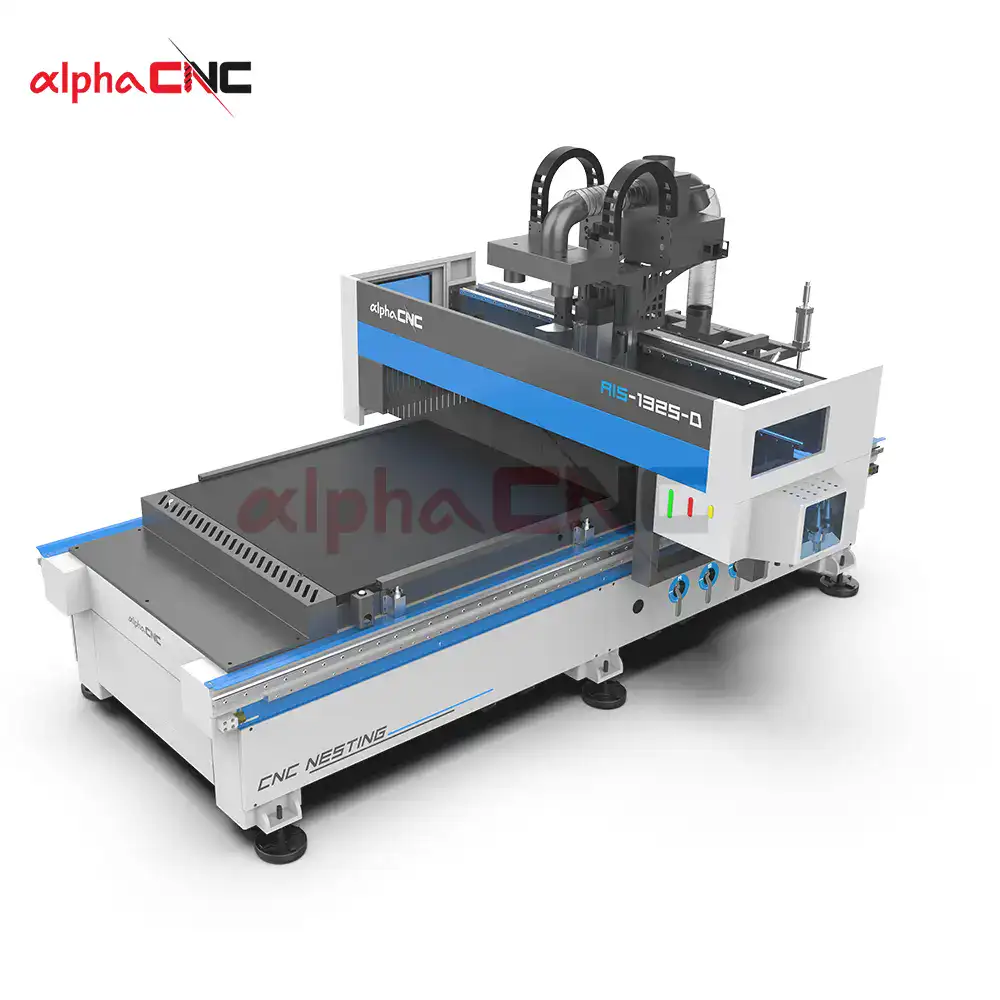 Carousel Tool Magazine on Alpha CNC Router