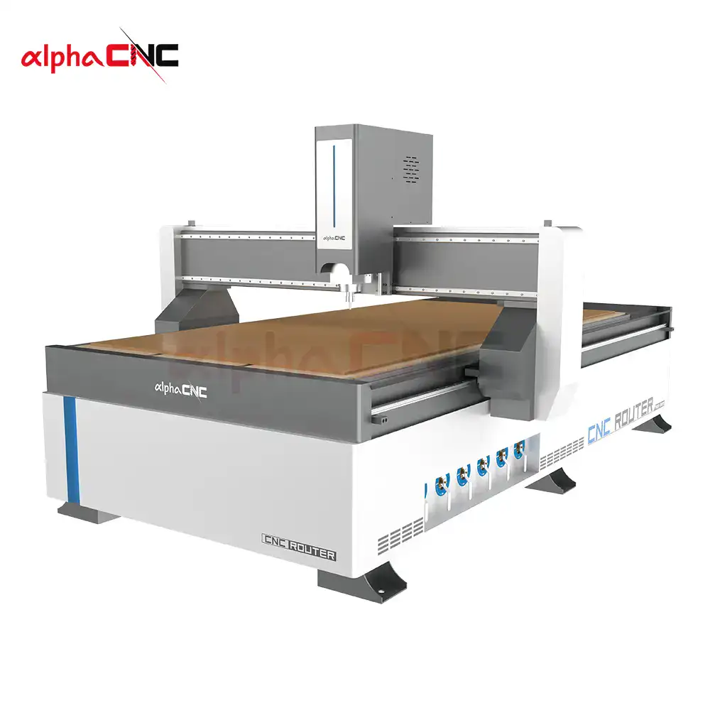 ABS-1325-3-axis-cnc-wood-router-cutting-oak-panel