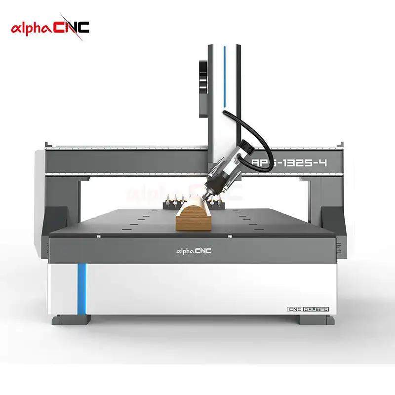 APS-1325-4 4-Axis Swivel Head CNC Router