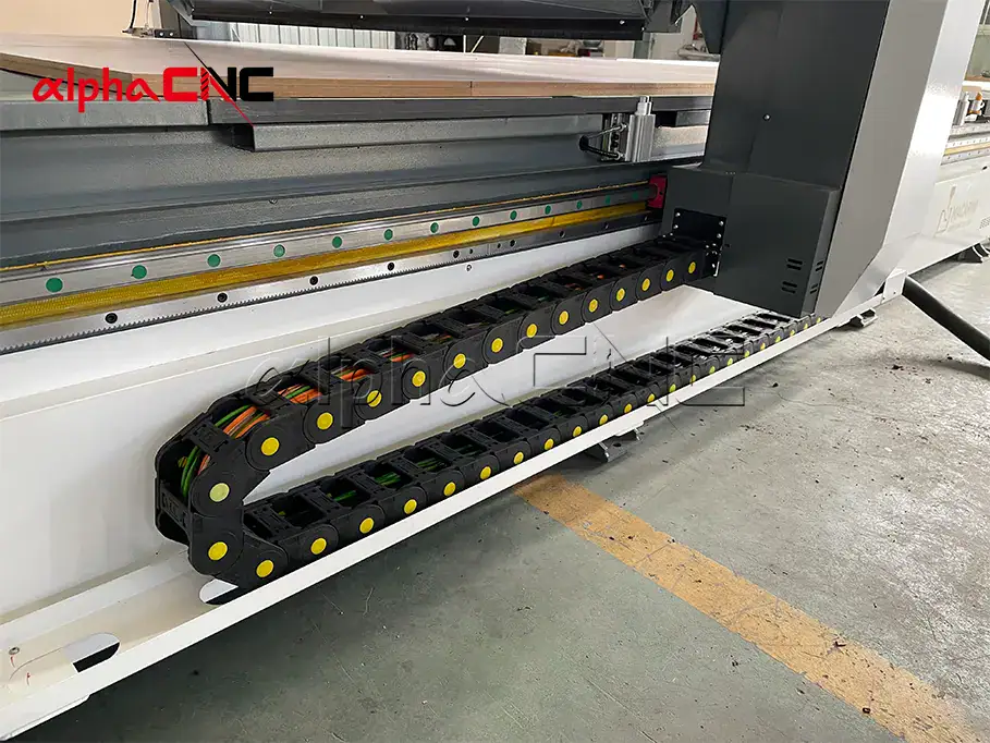 APS-1928 cnc router drag chain cable protection for linear guide