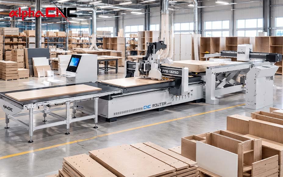 ATC CNC Router for Panel Furniture Production