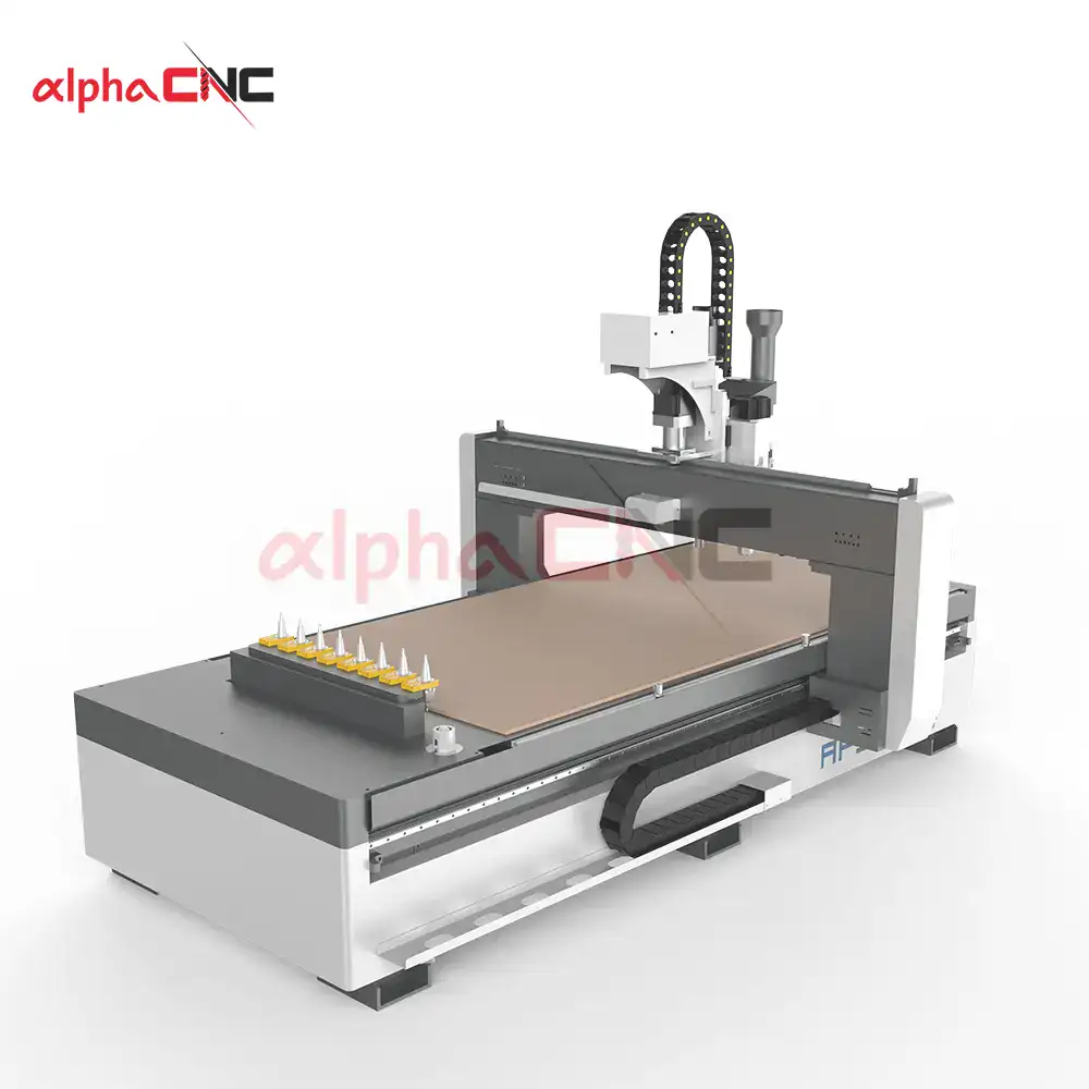 ATC CNC Router with Oscillating Knife CCD visual