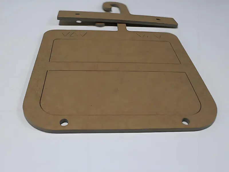 Complex Foam and Composite Components After Cutting