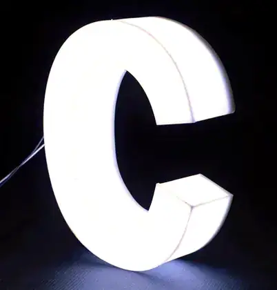 Advertising CNC router cutting acrylic signage letters