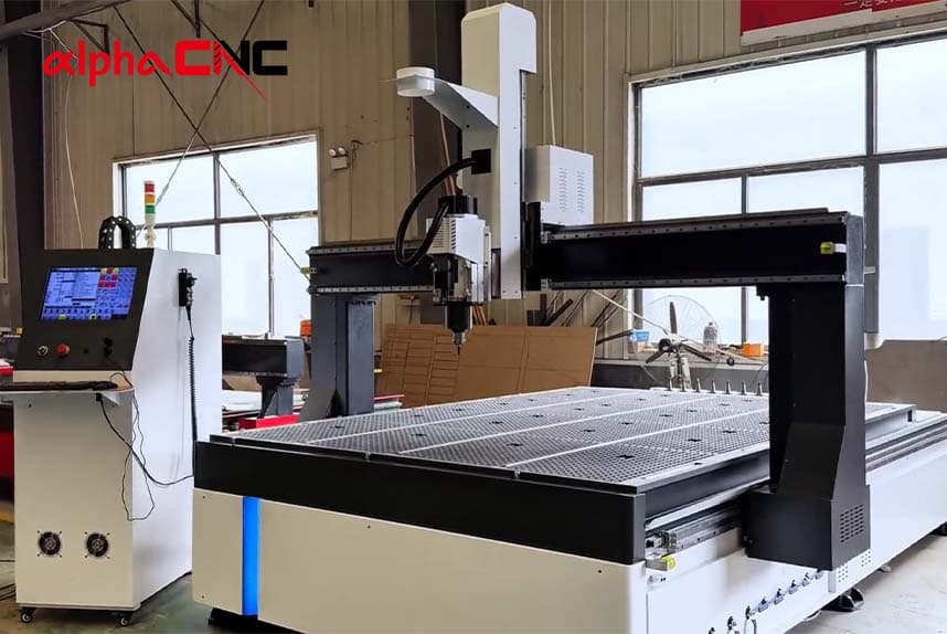 Alpha 4 Axis CNC router with Swing Head