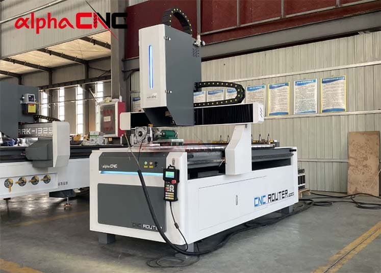 Alpha 6090 ATC CNC router for samll woodworking shop