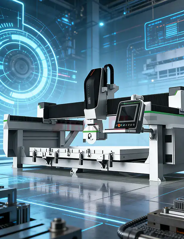 Alpha CNC 5 Axis Bridge Saw