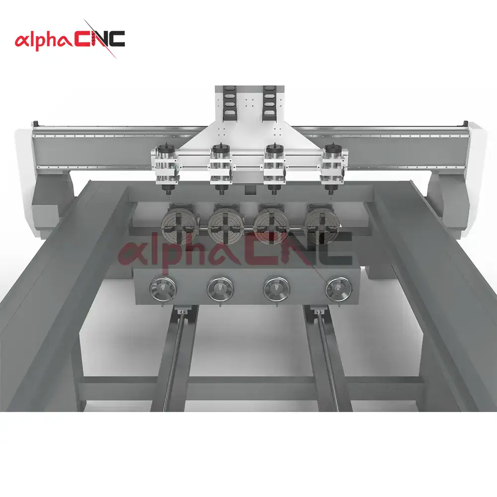 Alpha CNC AMS-4 built‑in rotary axis unit