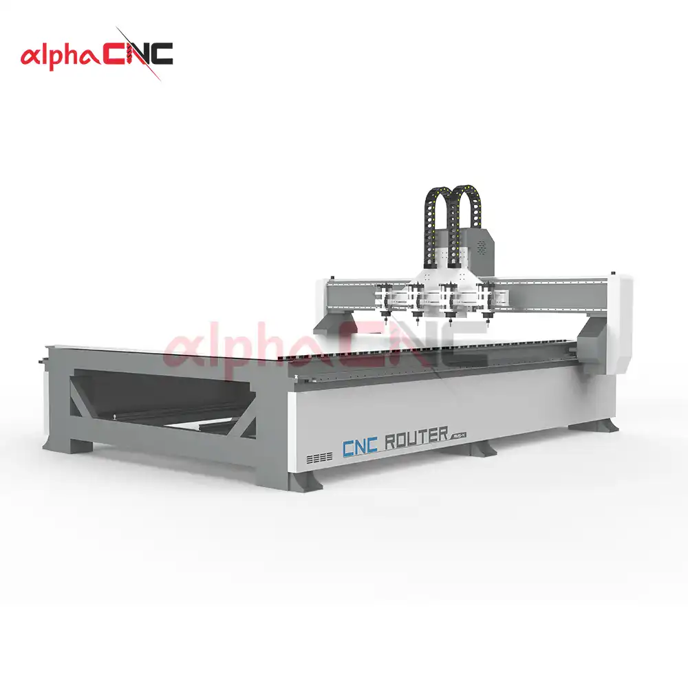Alpha CNC AMS-4 dual‑use cnc router full machine