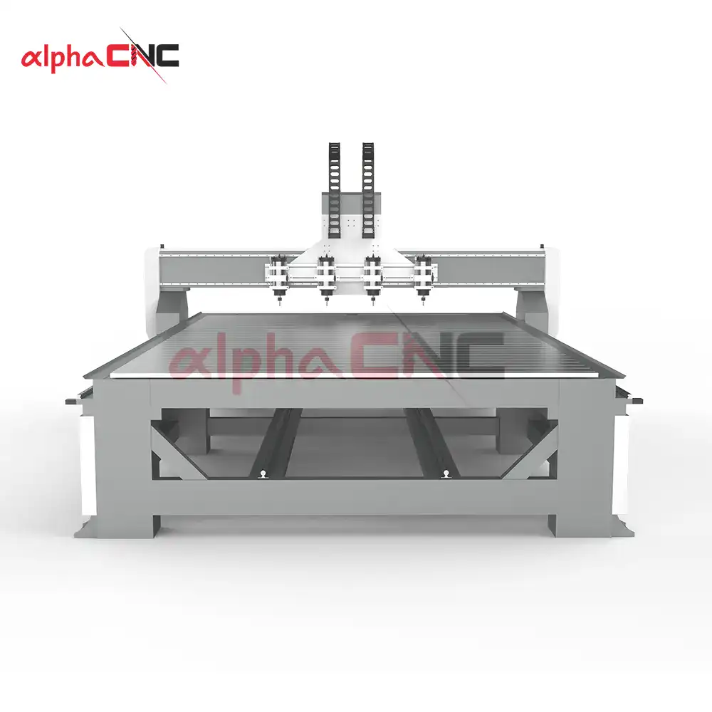 Alpha CNC AMS-4 multi‑head cnc router