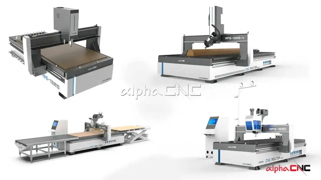 Alpha CNC APS series of automatic tool changer for cnc router