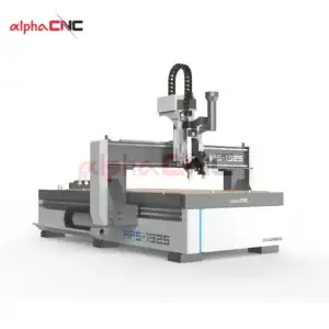 Alpha CNC APS‑1325 CNC Router with Oscillating Knife and CCD