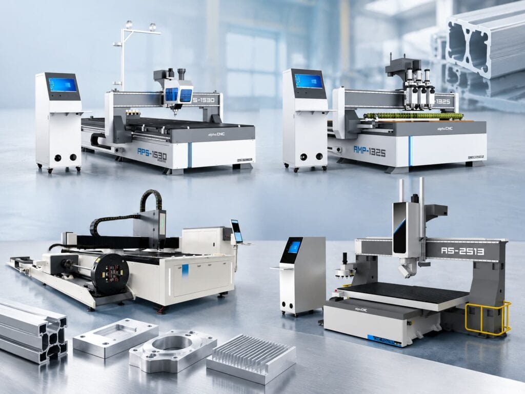 Alpha CNC Machine for Aluminum