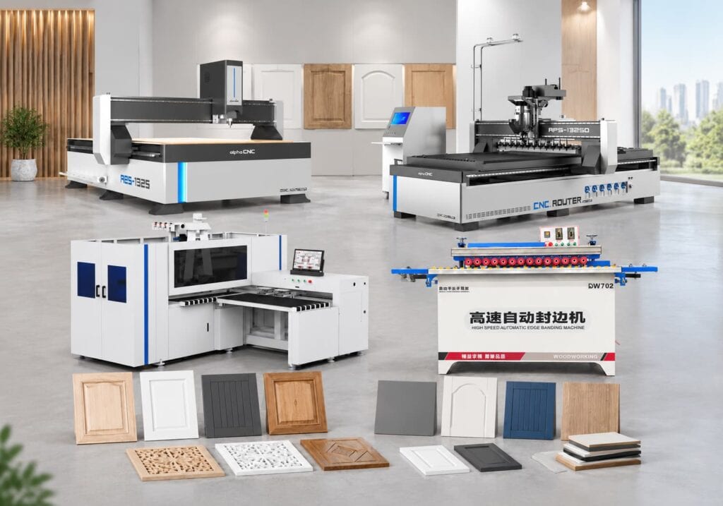 Alpha CNC Machines for Cabinet Door Manufacturing
