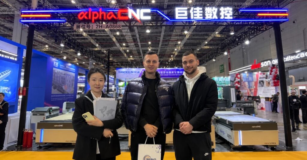 Alpha CNC Trade Show Team Photo