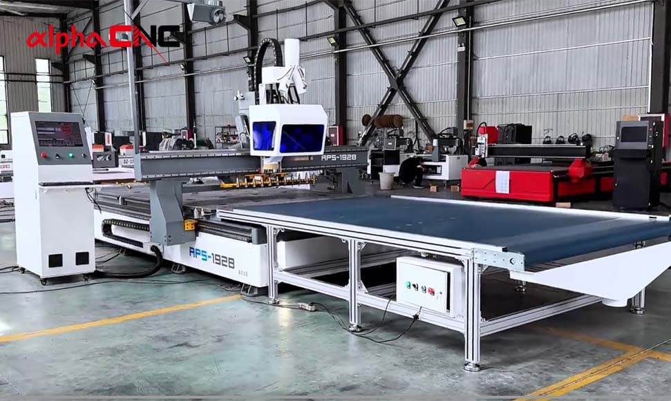 Alpha CNC router Auto Load&Label&Drill & Cut