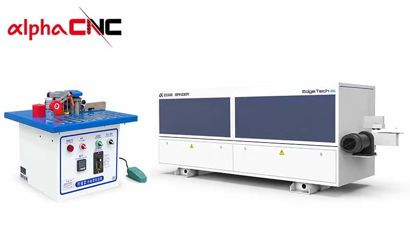 Alpha manual and automatic edge banding machine