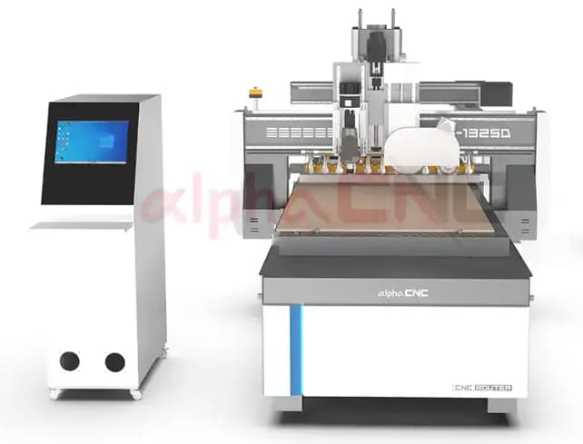 Alpha nesting CNC router for woodworking