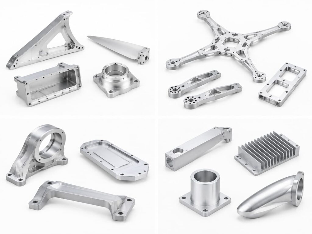 Aluminum Parts Made with 5 Axis CNC Machining