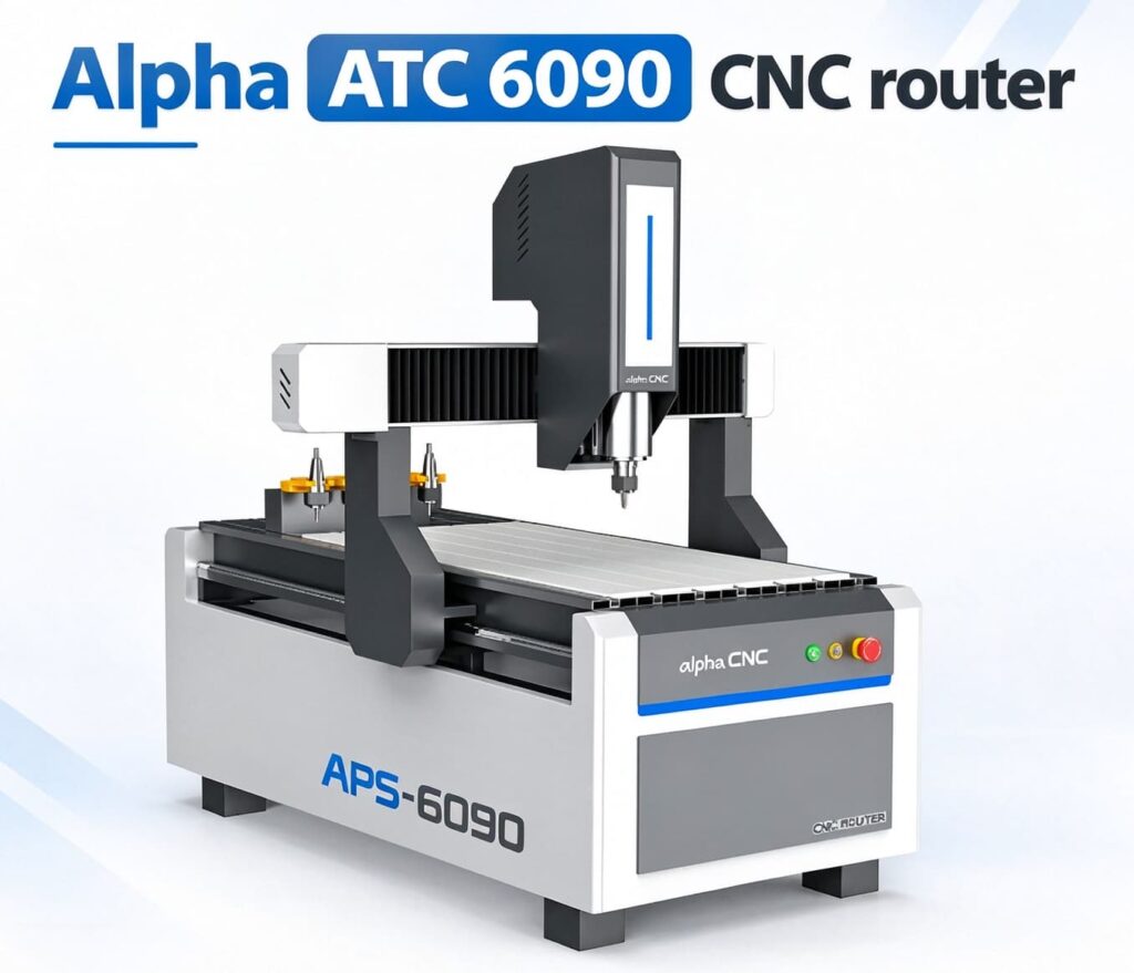 Aplha ATC 6090 CNC router for small CNC project ideas