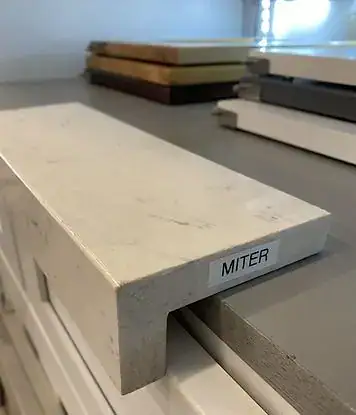 Artistically curved marble wall cladding, demonstrating Alpha CNC 5 Axis Bridge Saw's versatility