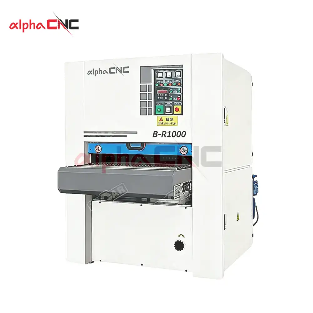 B-R1000 wide belt sander wood furniture panel sanding machine