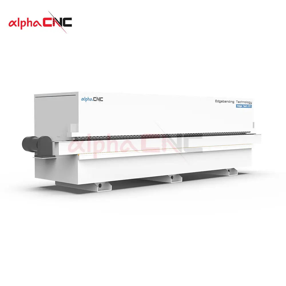 Rear View of Alpha CNC ET-S7PR Double Glue Pot Machine
