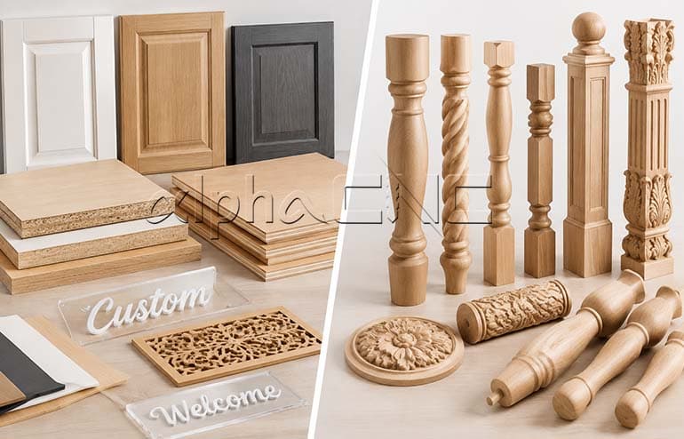 Beginner CNC Router Applications for Flat and Cylindrical Woodworking