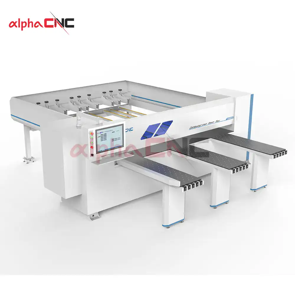 CBS-H2800 panel saw cutting MDF board 2800mm capacity precision beam saw