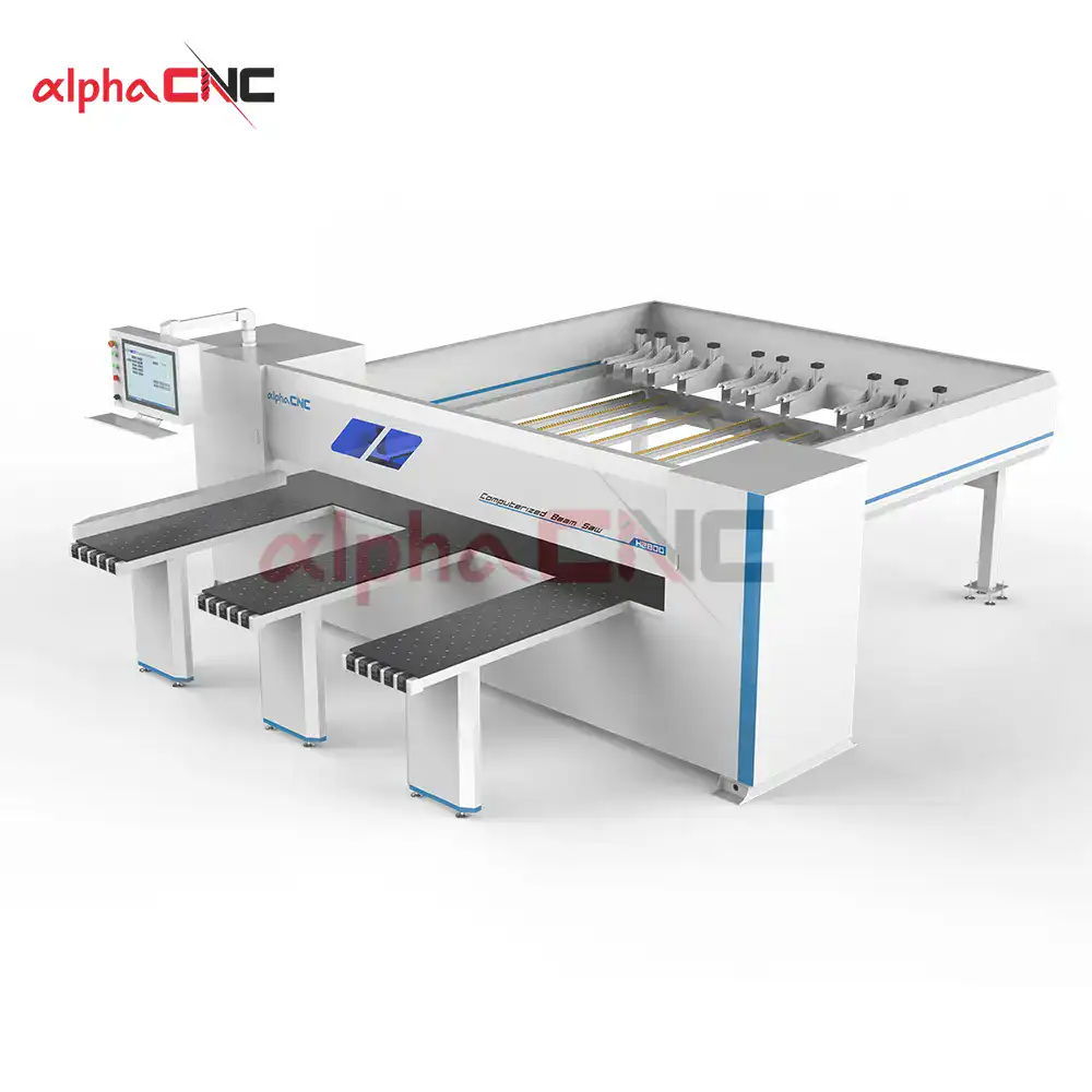 CBS-H2800 pressure beam and saw carriage automatic positioning panel saw
