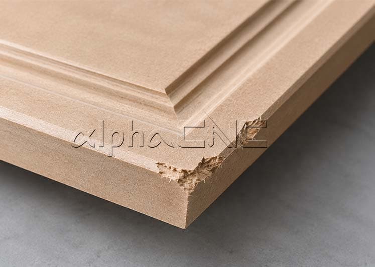 CNC Cabinet Door Chipped Edge Defect