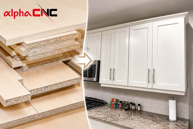 CNC MDF cabinet doors