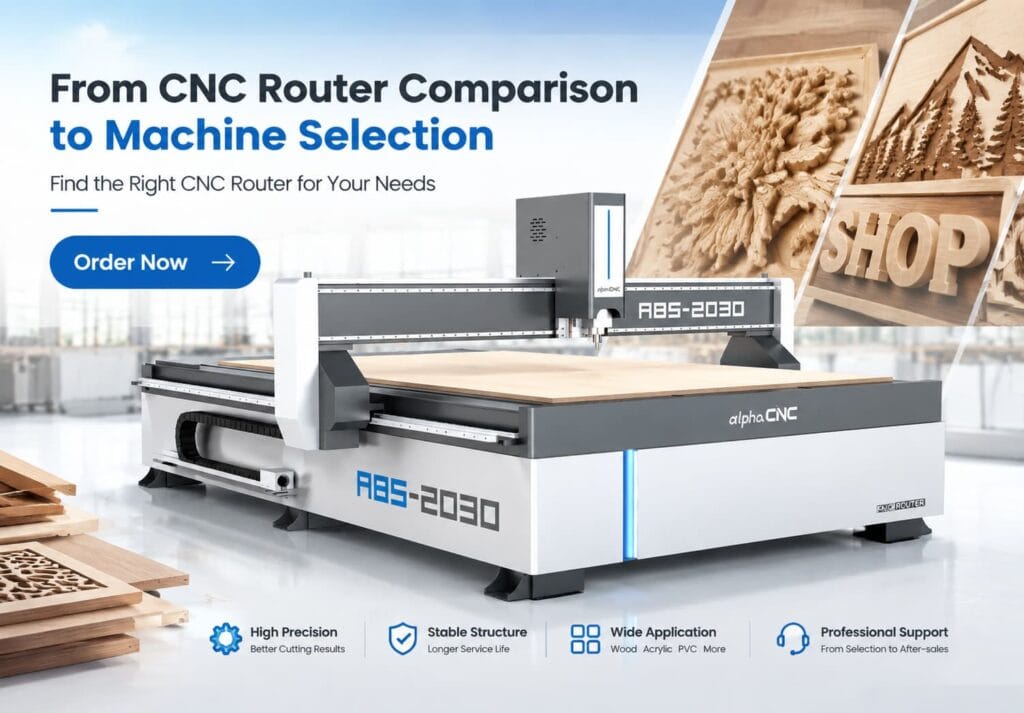 CNC Router Comparison to Machine Selection