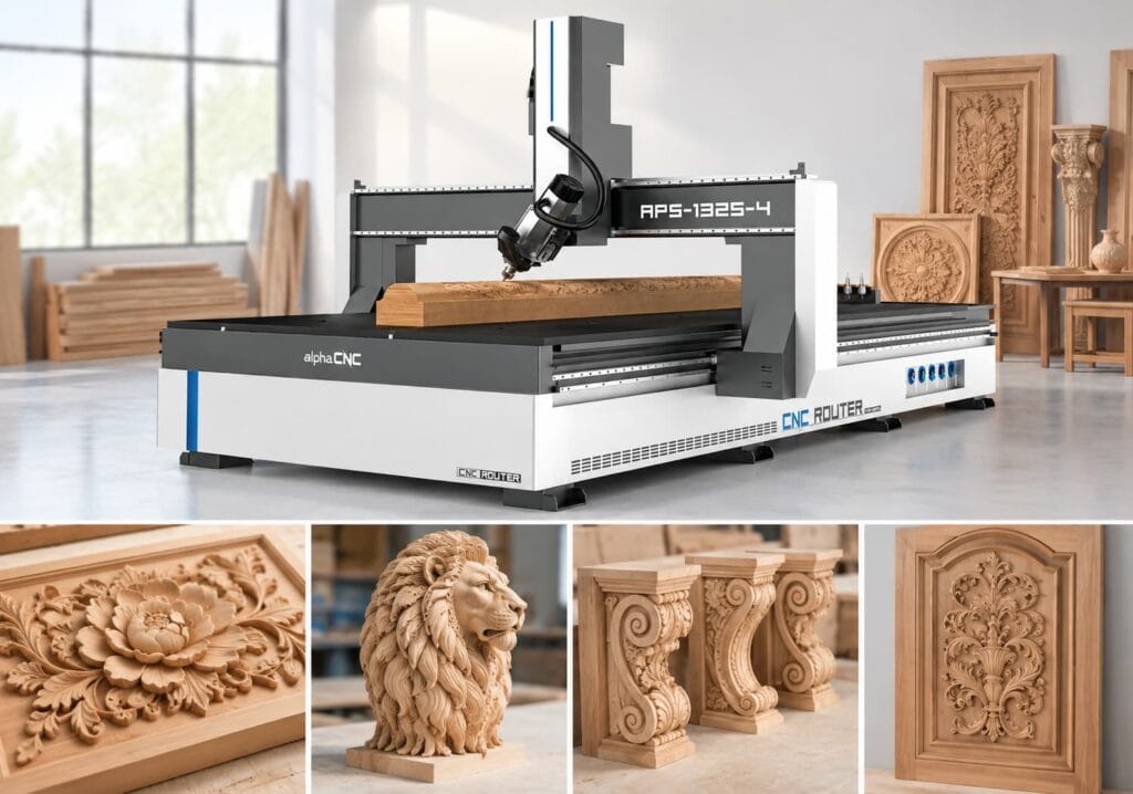 CNC Router for 3D Wood Carving