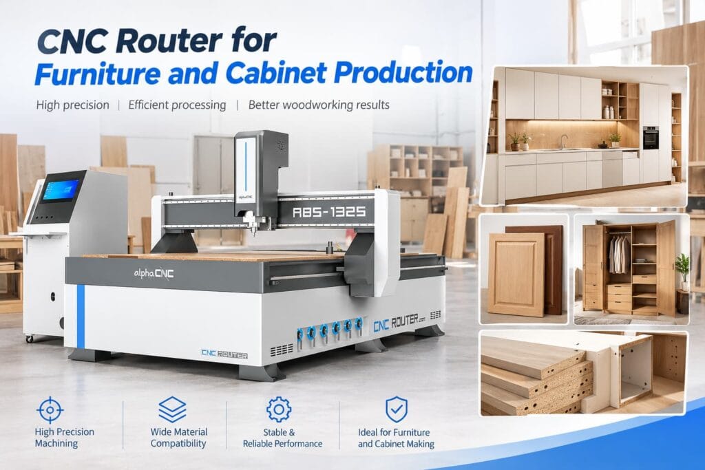 CNC Router for Furniture and Cabinet Production